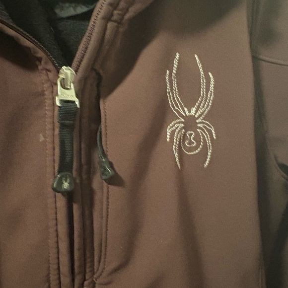 Spyder Women's Chocolate Brown Ski Jacket - Picture 4 of 9